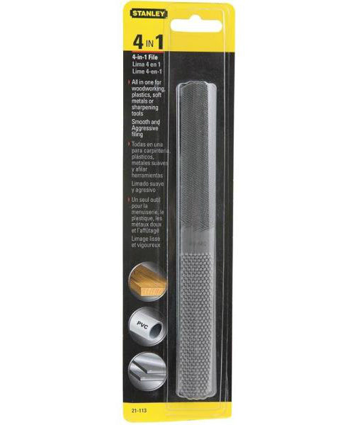 Stanley 21-113 4 In 1 Shoe Wood Rasps, Natural, 8"