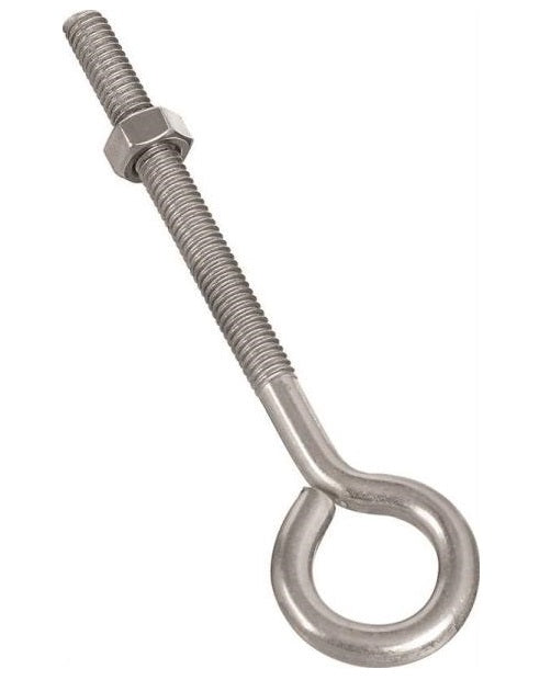 Stanley 221663 Eye Bolt, 3/8" x 6", Stainless Steel