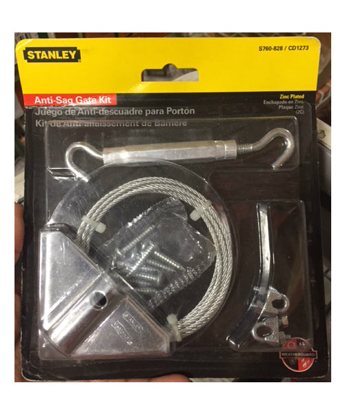 Stanley 760828 Anti-Sag Gate Kit, Zinc Plated