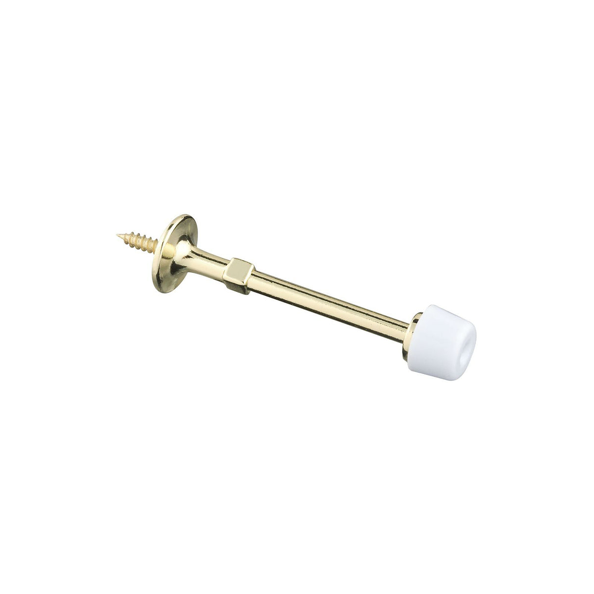 Stanley 830101 Rigid Door Stop, 3", Polished Brass