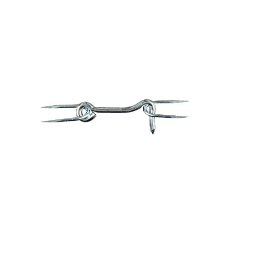 Stanley 833330 Gate Hook With Staples, 5", Zinc Plated