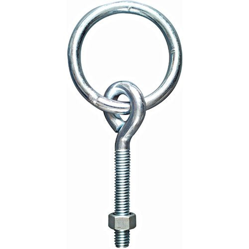 Stanley Hardware 220624 Hitching Rings Eye Bolts, 3-3/4", Zinc Plated