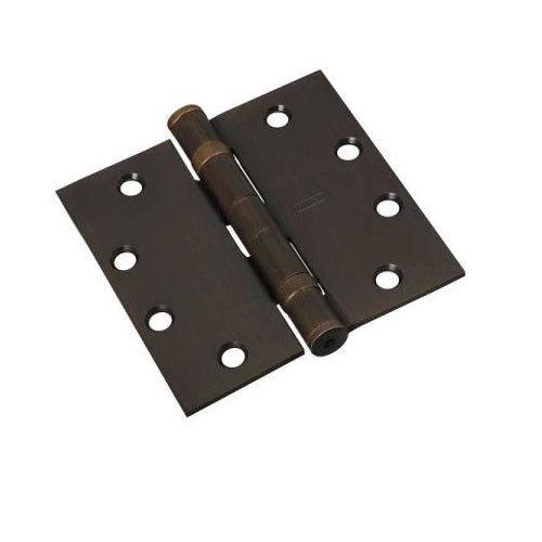 Stanley Hardware S821-017 Square Corner Door Hinge, Antique Bronze