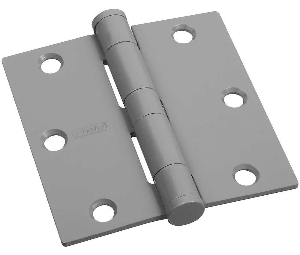 Stanley S050-058 179 Full Mortise Standard Weight Hinge, 3-1/2", Prime Coat