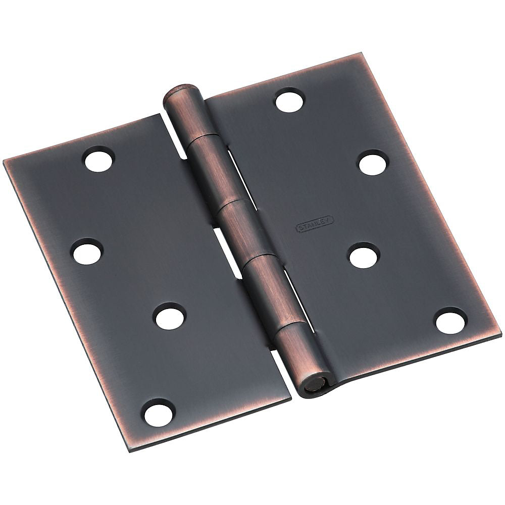 Stanley S845-032 V8028 Door Hinge, 4", Egyptian Bronze