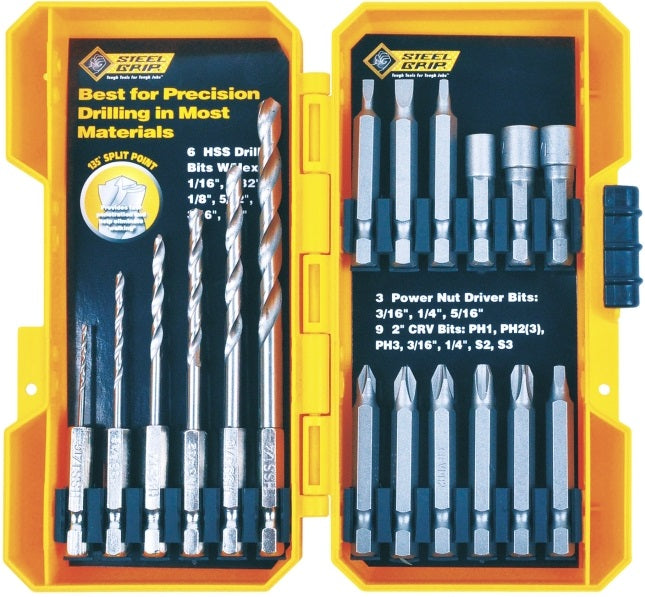 buy drill bit sets at cheap rate in bulk. wholesale & retail hardware hand tools store. home décor ideas, maintenance, repair replacement parts