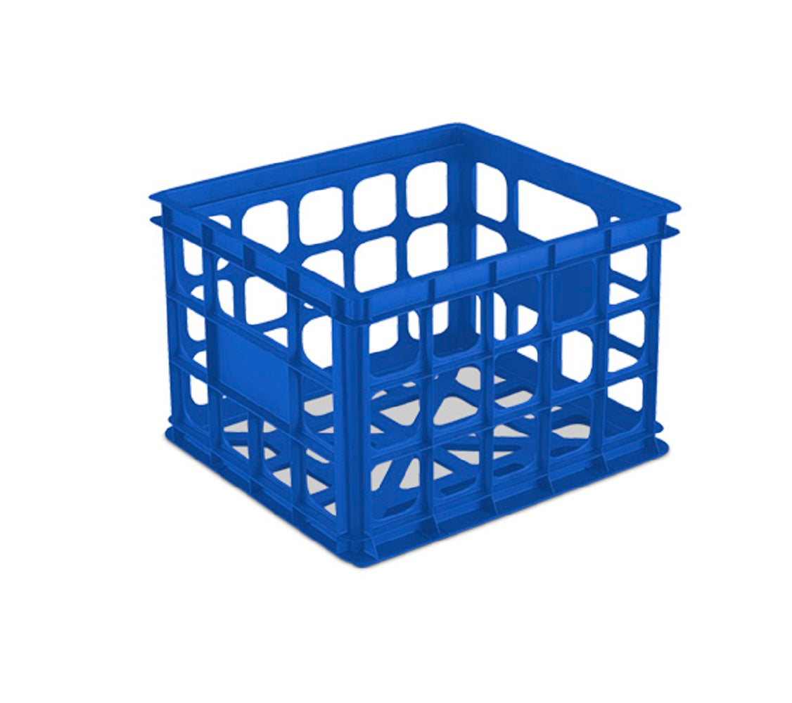 Sterilite 16921C06 Storage Crate, Blue Morpho