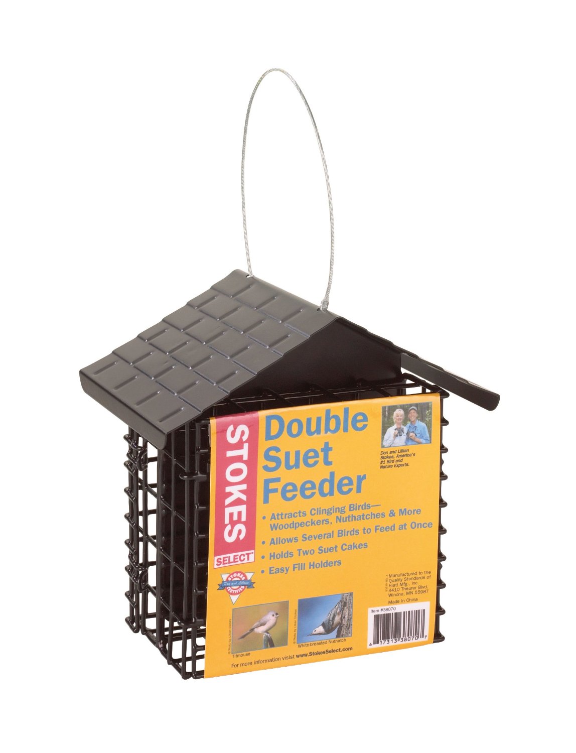 Stokes Select 38070 Wild Bird Suet Seed Feeder