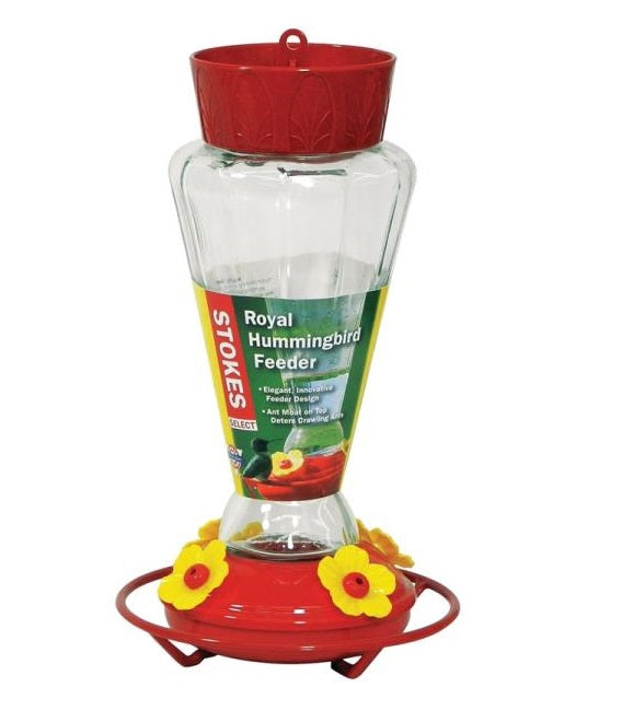 Stokes Select 38135 Royal Hummingbird Feeder 31 Oz Red