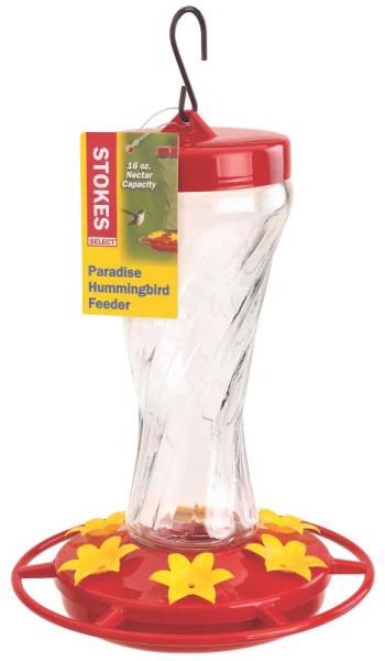 Stokes Select 38231 Paradise Glass Hummingbird Feeder