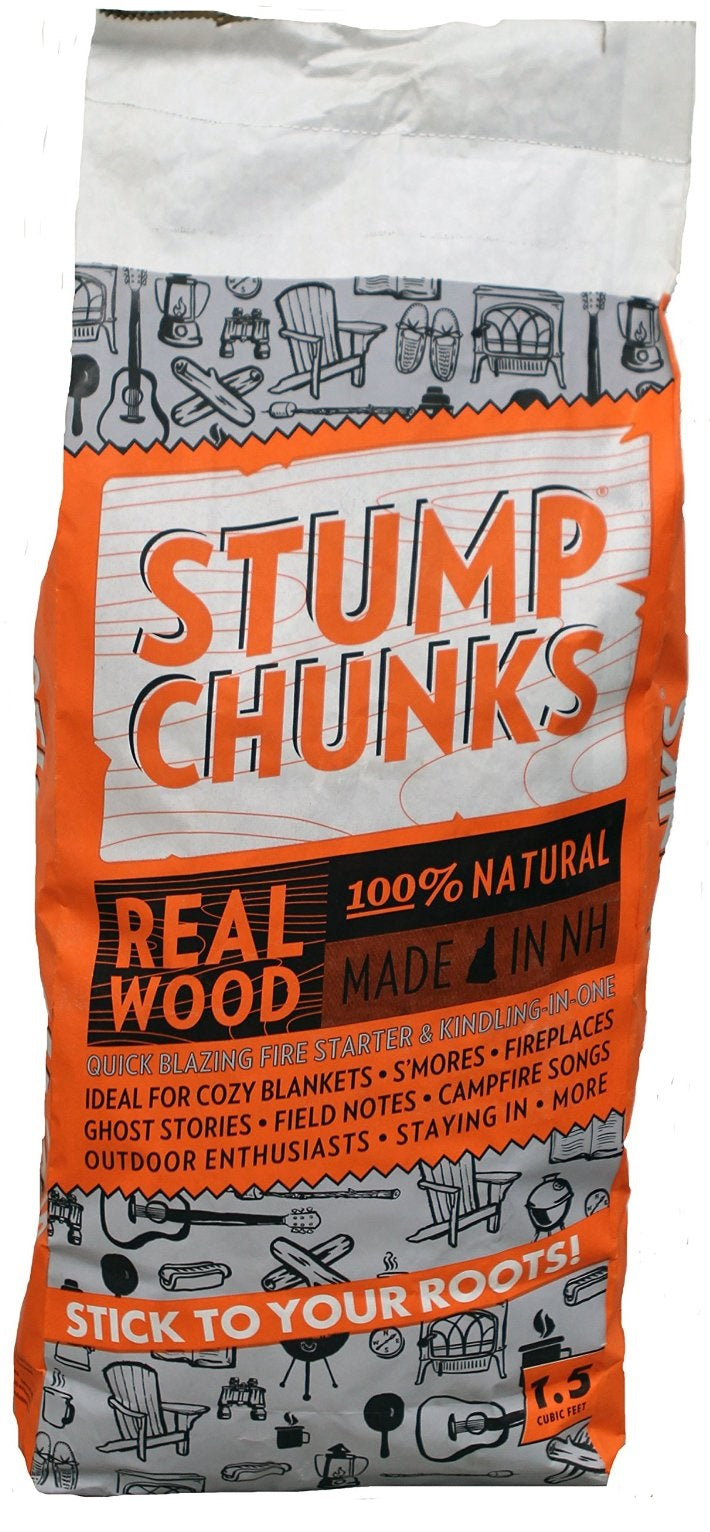 Stump Chunks Stump Chunks SC15 Fire Starters, 1.5 cu. ft., low price, best fireplace ...