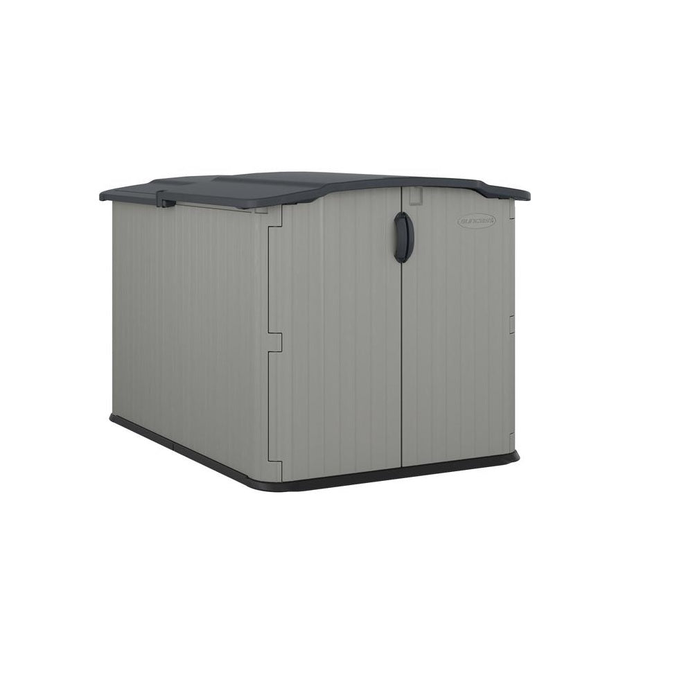 Suncast BMS4950 Horizontal Peak Storage Shed with Floor Kit, Gray