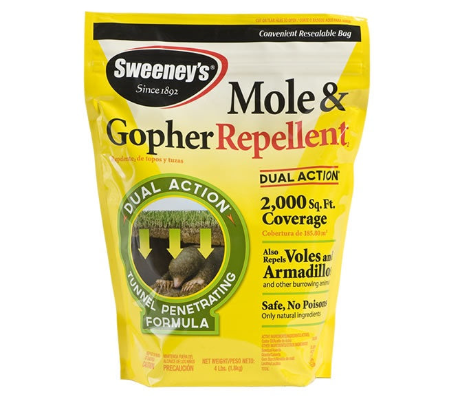 Sweeney's S7001-1 Mole & Gopher Granular Repellent, 4 lbs