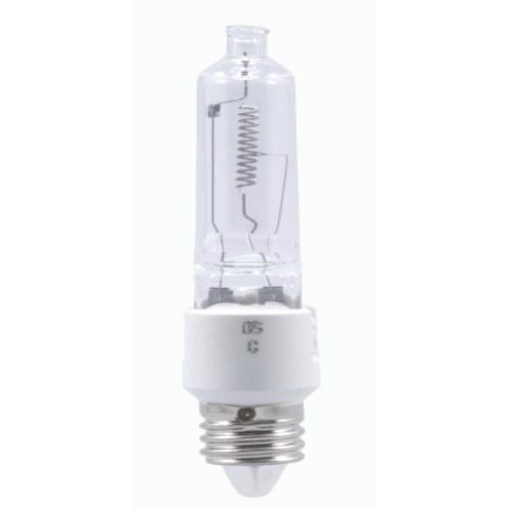 Sylvania 100WT4Q/CL/MC/RP Mini Candelabra Base Halogen Light Bulb, Clear, 12 Volts