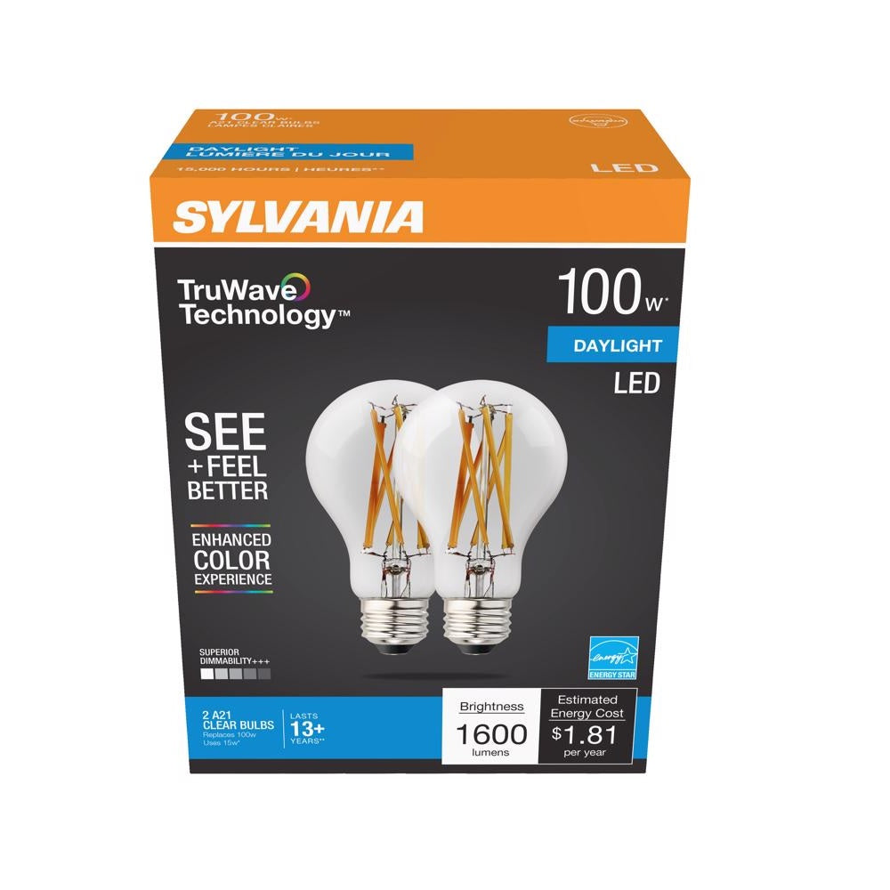 Sylvania 49828 TruWave A21 LED Bulb, 13 Watts