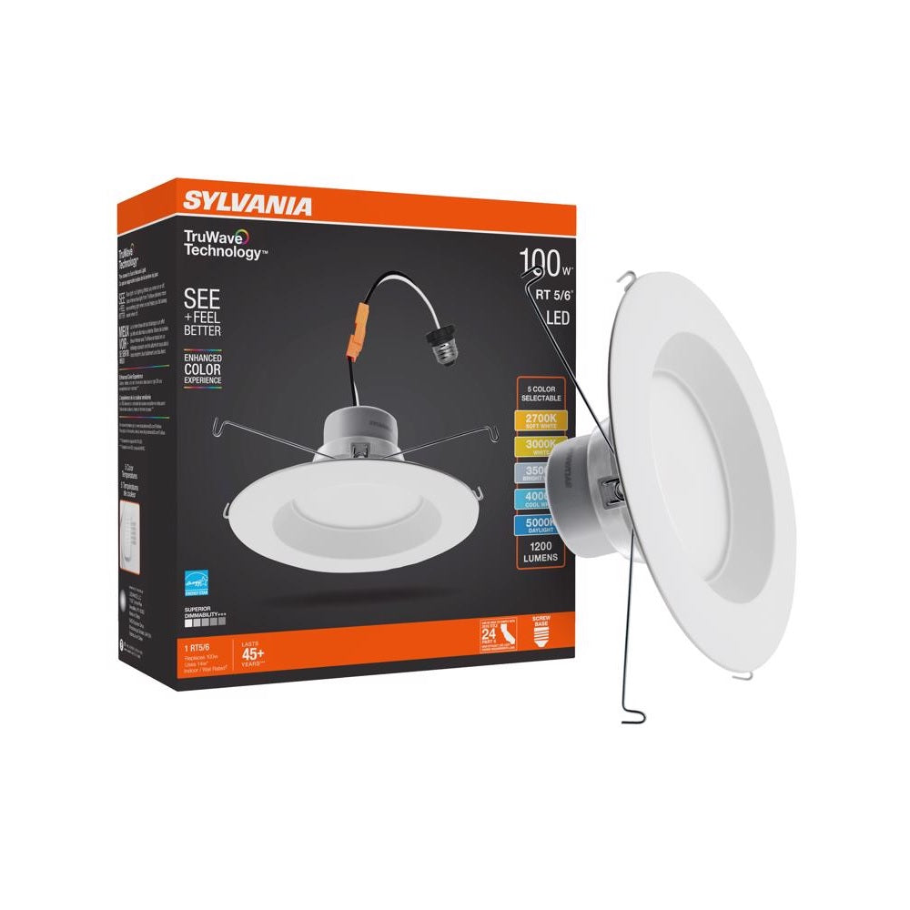 Sylvania 62387 TruWave LED Retrofit Recessed Lighting, 14 Watts