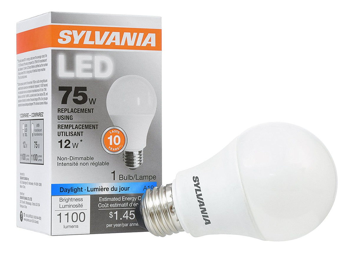 Sylvania 79293 Non Dimmable LED Light Bulb, 12 W, 1100 Lumens