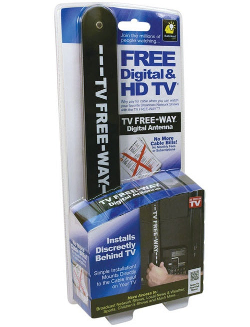 Telebrands 9798-6 TV Free-Way HD Indoor and Outdoor TV Antenna