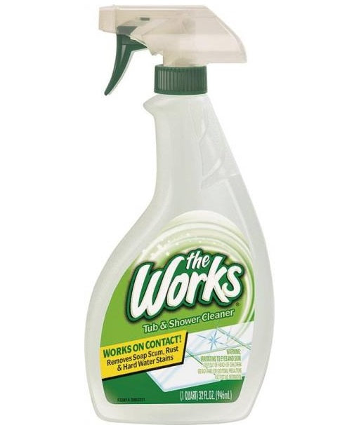The Works 65320WK Tub & Shower Cleaner, 32 Oz