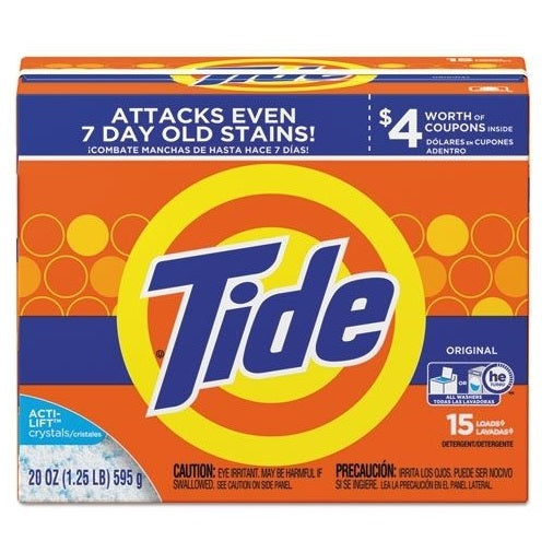 Tide 27782 Ultra Powder Laundry Detergent, 20 Oz