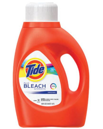 Tide 87544  Liquid Laundry Soap With Bleach, 46 Oz.