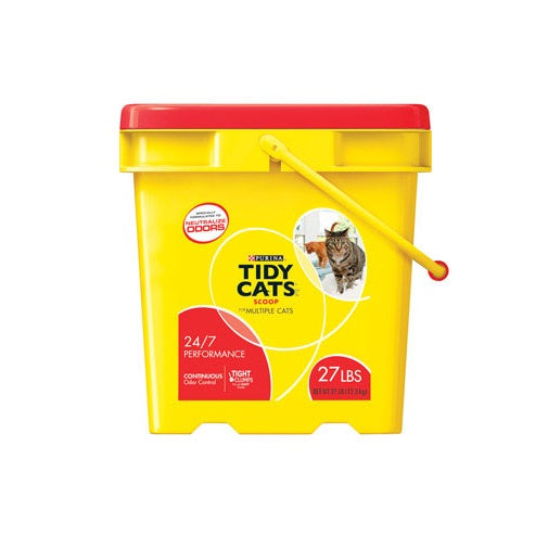 Tidy Cats 02062 24/7 Performance Scoop Cat Litter, 27 lbs