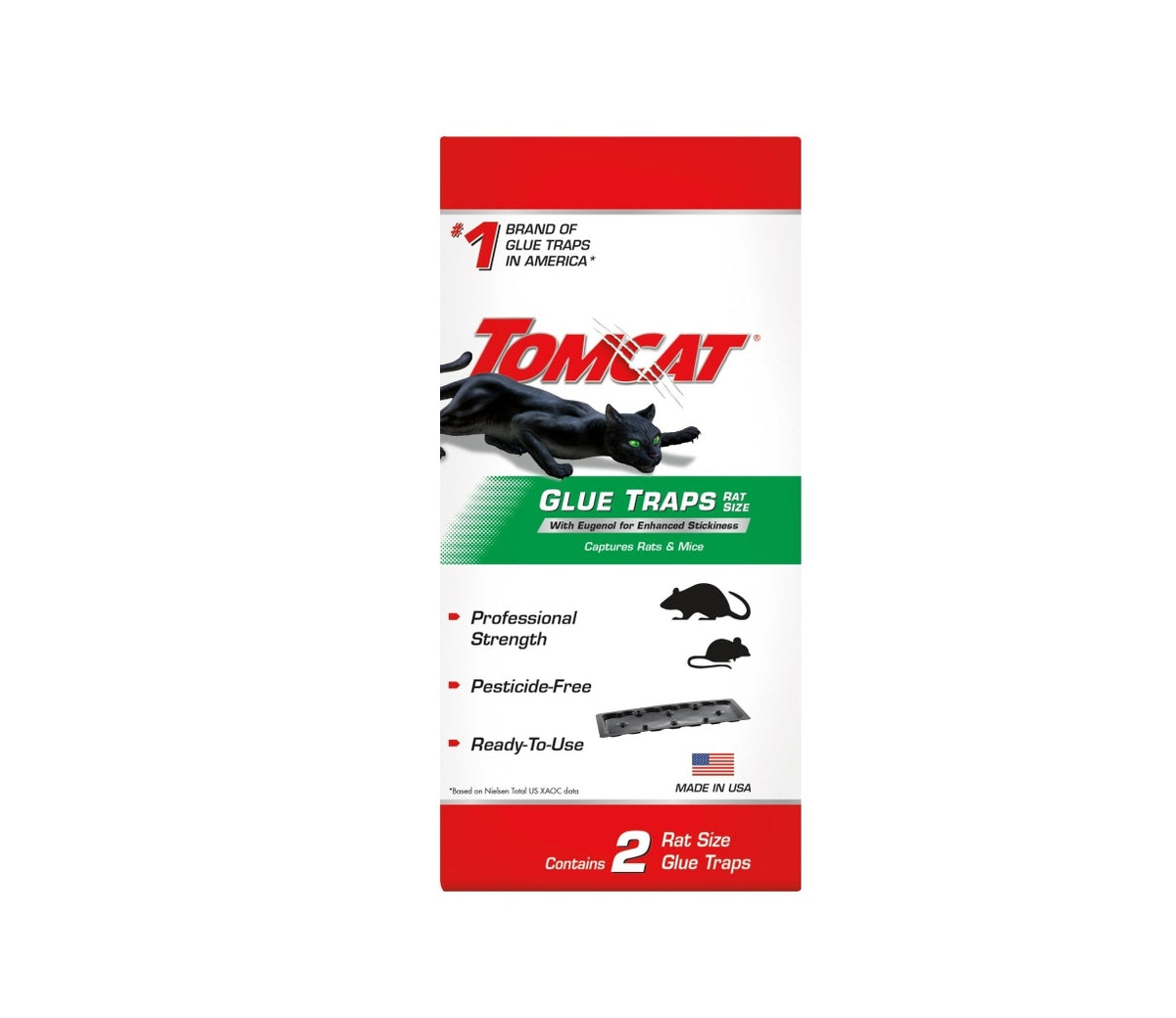 Tomcat 0362810 Rat Glue Trap, Plastic