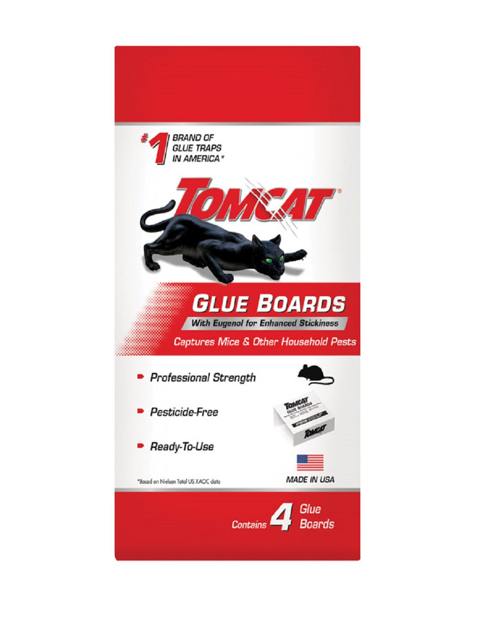 Tomcat 0363110 Glue Board  Insect Trap, 4 Glue Board