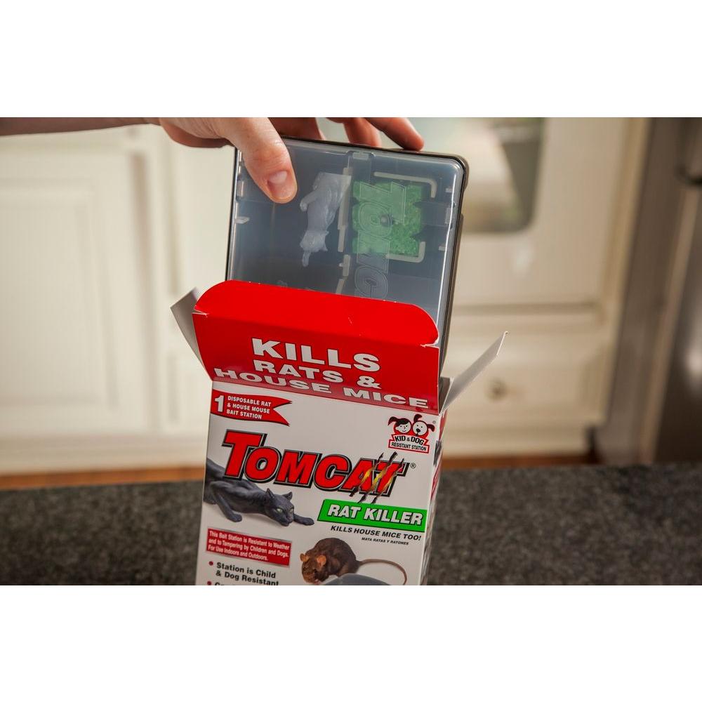 Tomcat 0370510 Rat Killer Disposable Rat Bait Station, 4 Oz