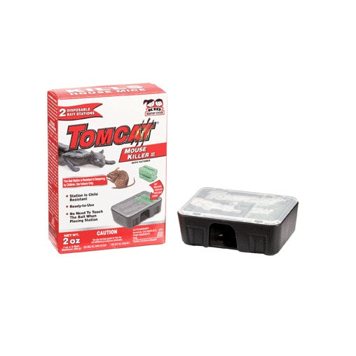 Tomcat 0371510 Disposable Mouse Bait Station, 2/Pack