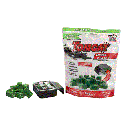 Tomcat 037211005 Tier 1 Refillable Mouse Bait Station, 1 Oz