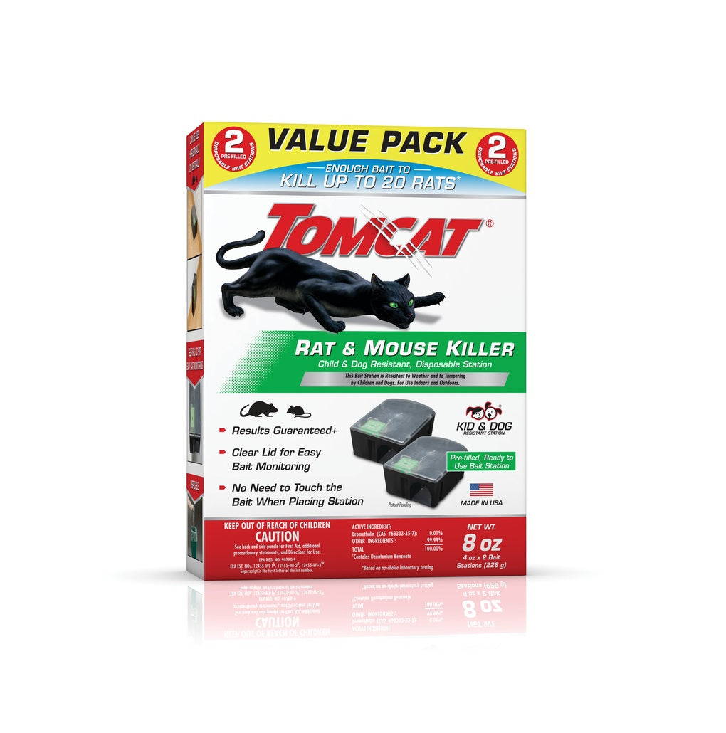Tomcat 4388404 Non-Toxic Bait Station Blocks For Mice and Rats