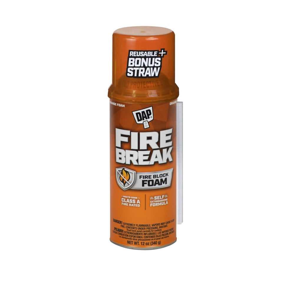 Touch 'n Foam 7565010012 Fire Break Flame Resistant Sealant, 12 Oz