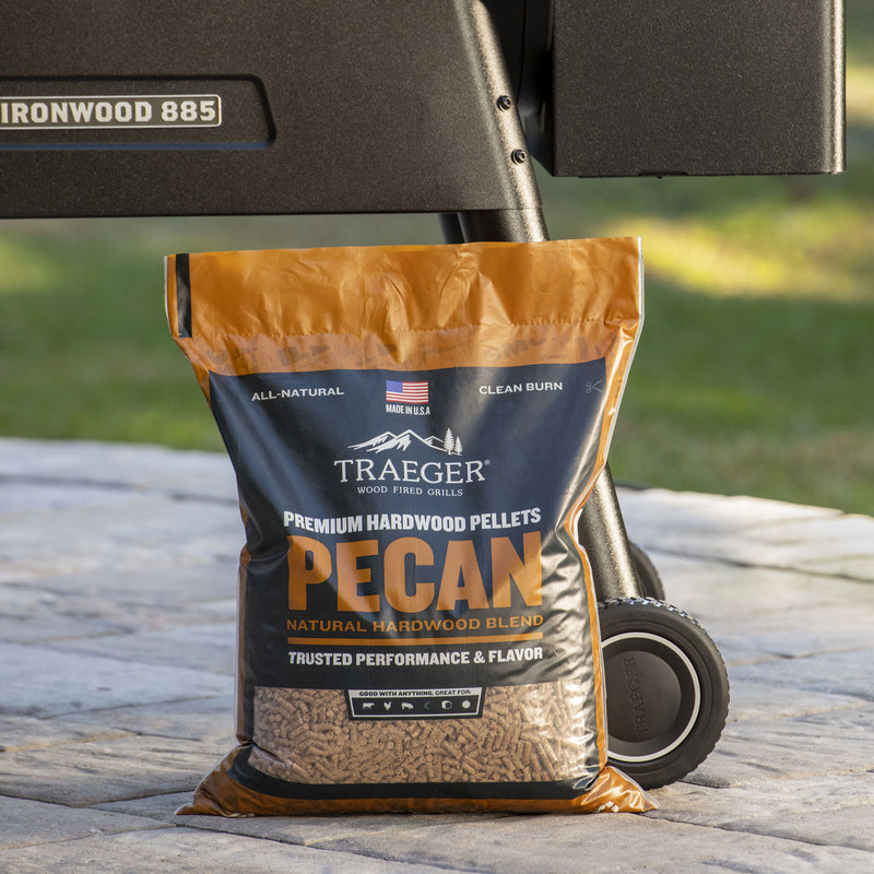 Traeger PEL314 Pecan Wood Pellets, 20 Lb