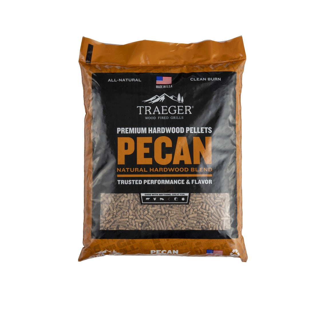 Traeger PEL314 Pecan Wood Pellets, 20 Lb