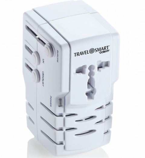 Travel Smart TS253ADN Converter/Adapter Combo With Surge Protection