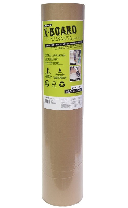 Trimaco 12370 X-Board 35 in. W X 100 ft. L Paper Surface Protector