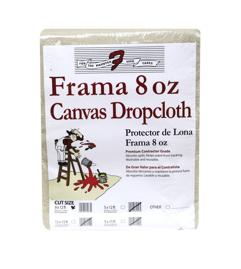 Trimaco 8008 Frama Drop Cloth 9"x12", 8 Oz