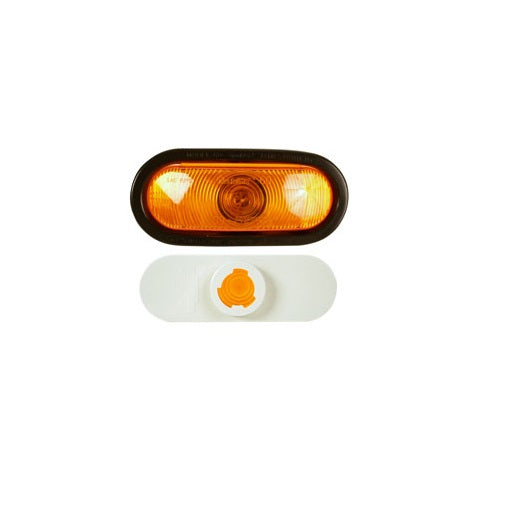Truck-Lite 82843 60-Series Front/Park/Turn Oval Lamp #60340Y, Amber