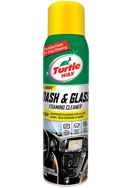 Turtle Wax 50599 Dash & Glass Foaming Cleaner, 19 Oz