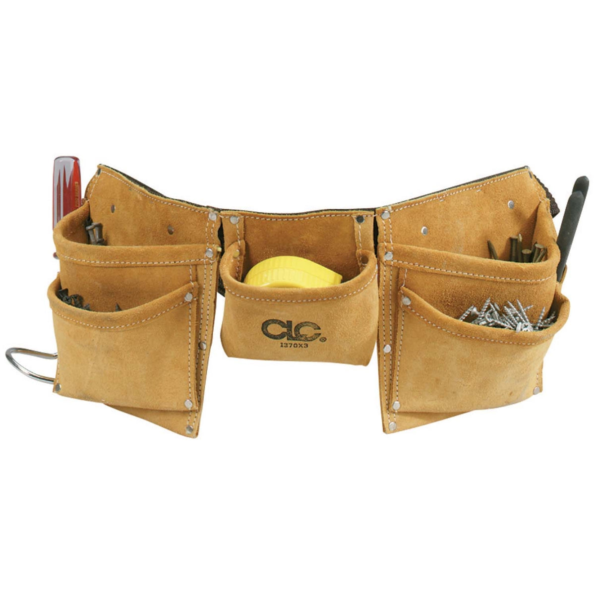 CLC I370X3 Heavy Duty Work Apron, 8 Pockets