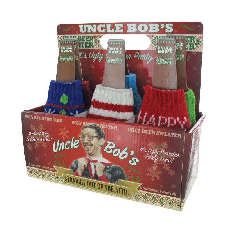 Uncle Bob's X-BEER Christmas Ugly Beer Bottle Sweater