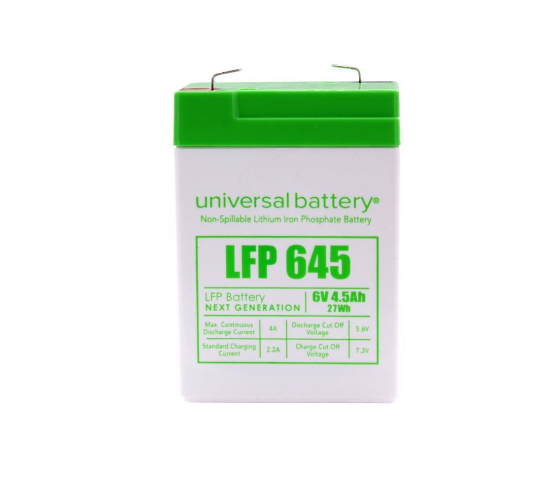 Universal Power Group 87420 LFP645 Universal Battery, 4.5 Ah