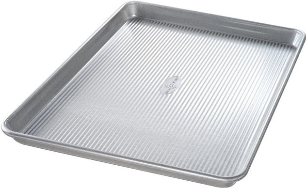 USA Pans 1050HS Aluminized Steel Half Baking Sheet Pan, 17.75" X 12.75"