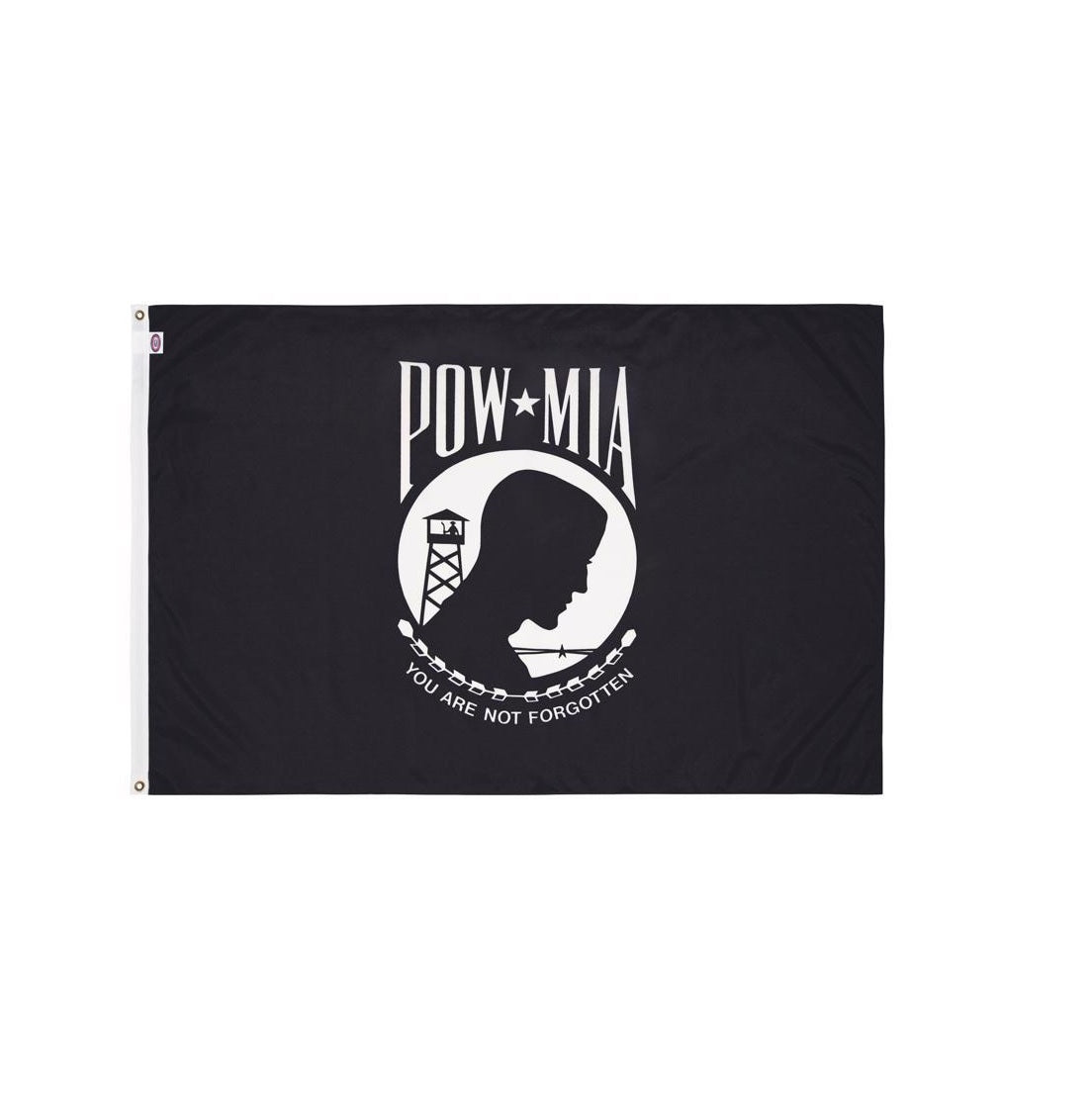 Valley Forge BTPOW3 Pow-Mia Militaryy Flag, Nylon