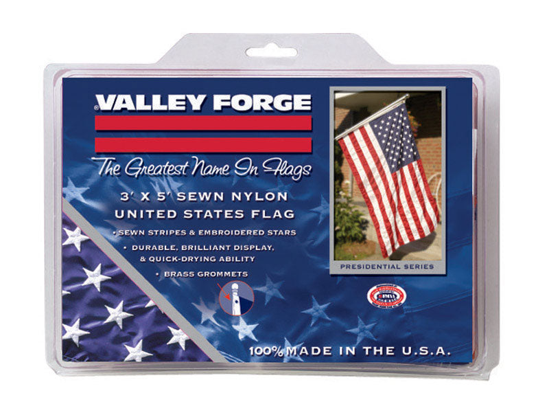 Valley Forge USPN-1 American Flag, 3 Ft X 5 Ft