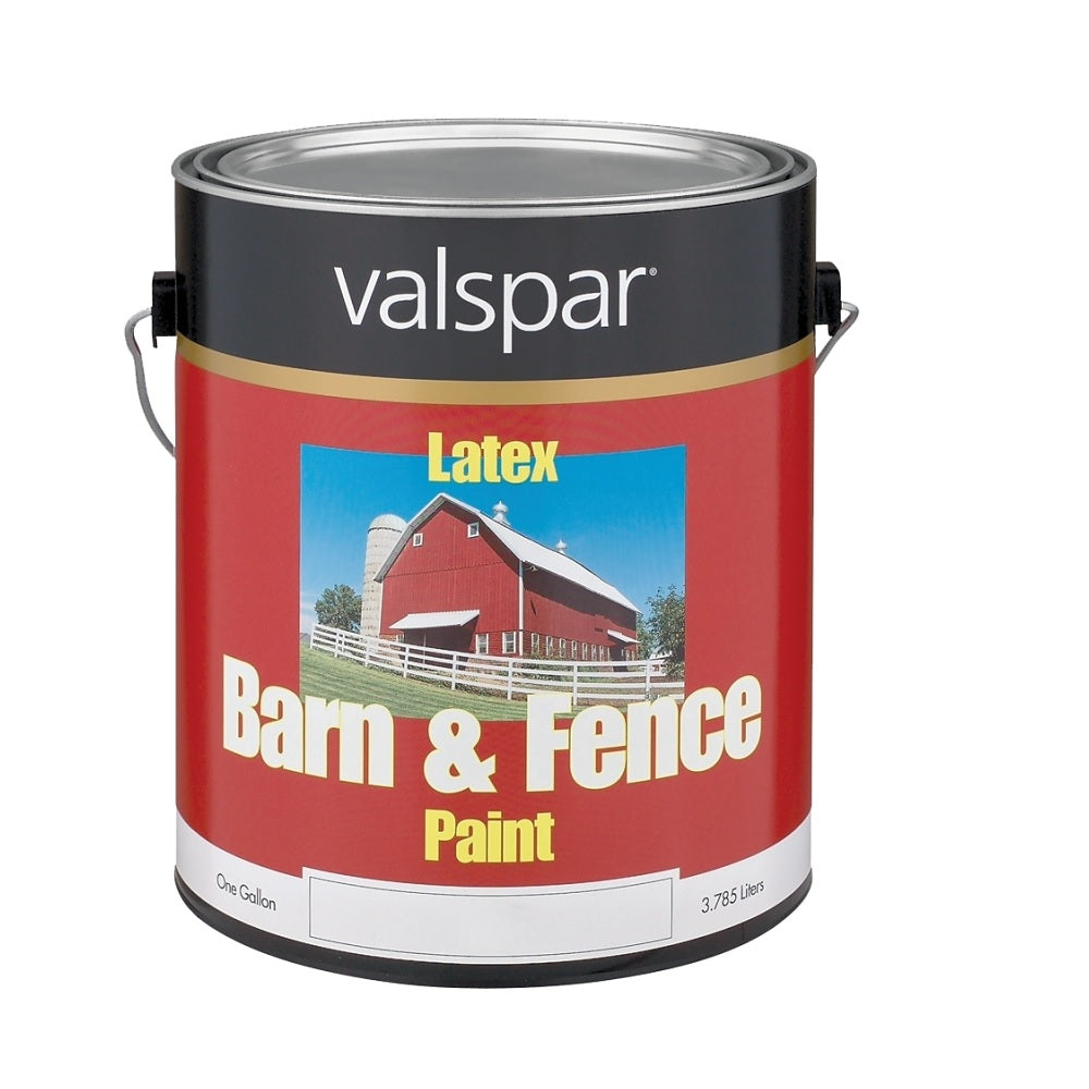 Valspar 28598.007 Barn and Fence Paint, Red, 1 Gallon