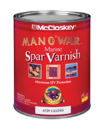 Valspar 80-6539-05 Gloss Marine Spar Varnish, 1-Quart