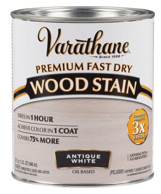 Varathane 297424 Interior Wood Stains, Antique White, Quart
