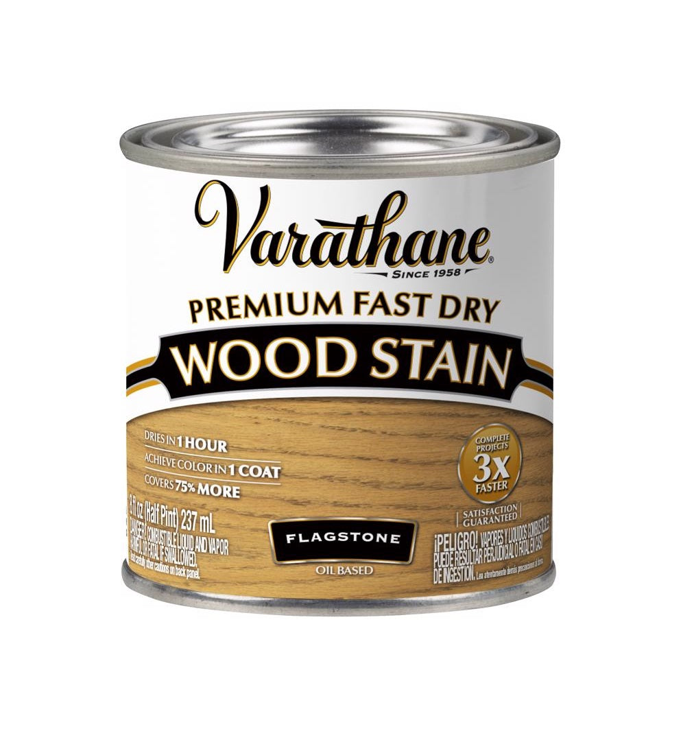Varathane 349596 Oil-Based Fast Dry Wood Stain, Flagstone, 0.5 Pint